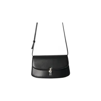 THE ROW Calfskin Shoulder Bag, Crossbody Bag Small Size Women's Black