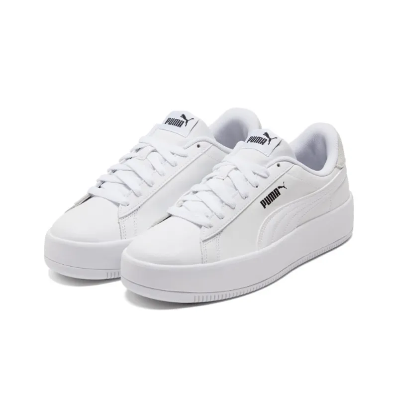PUMA Lily Platform Leather 'White' Women's-2