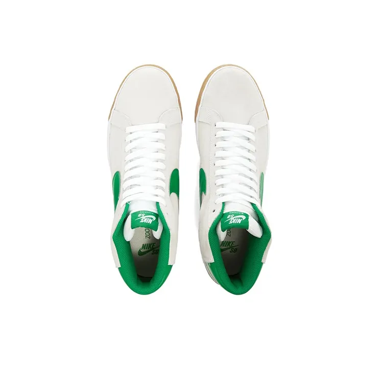 Nike Sb Zoom Blazer Mid Summit White Lucky Green-3