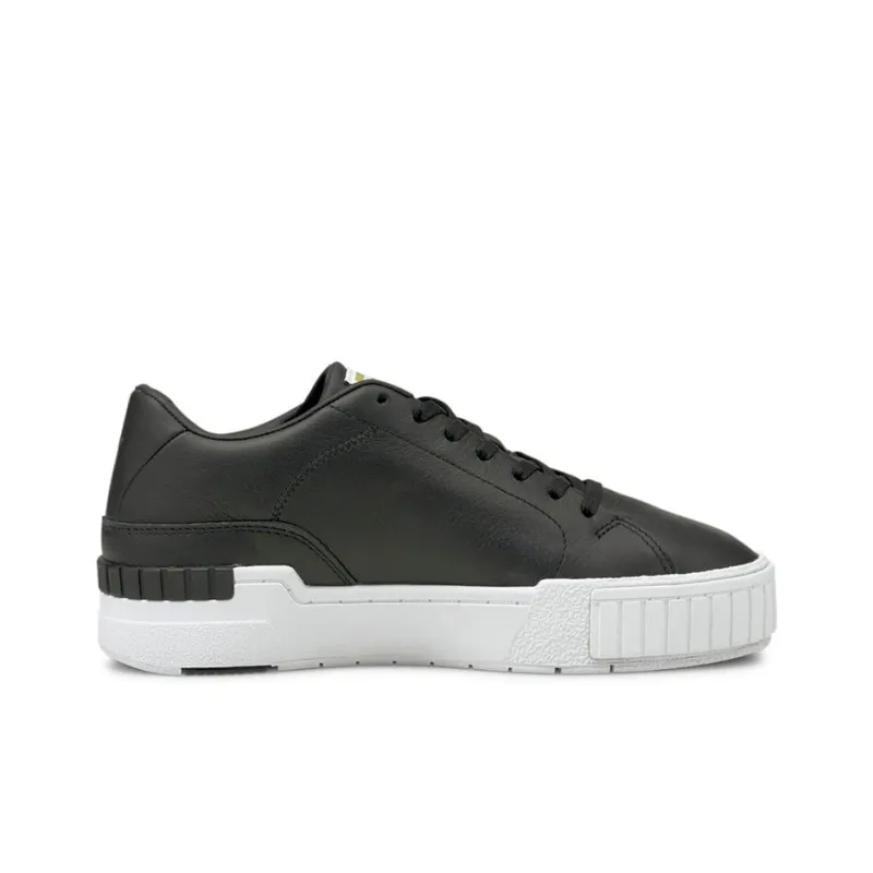 PUMA Cali Sport Clean Slip-Resistant Lightweight Wear-Resistant Low-Top Skateboard Shoes Women's Black White-1