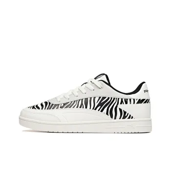 ANTA Skateboard Shoes Men Low Top Ivory White/Shade 1 Gray/Black