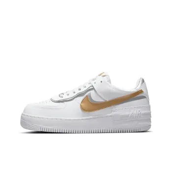 Nike Air Force 1 Low Shadow White Gold Women's
