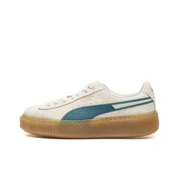 PUMA Suede Platform Core Grey/Blue/Gum Women's