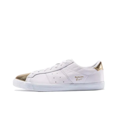 Onitsuka Tiger LawnShip Skateboard Shoes Unisex Low-Top White/Gold