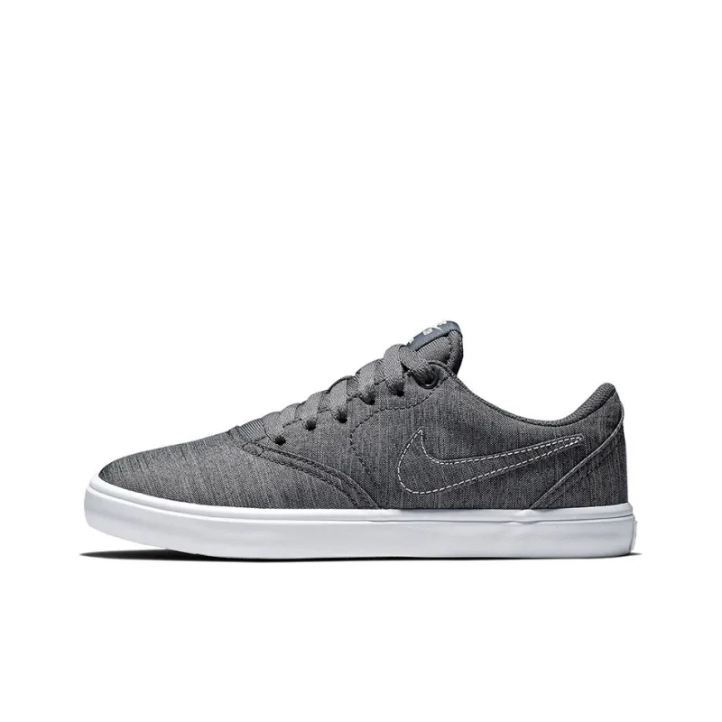 Nike SB Check Skateboard Shoes Women's Low-Top Gray/White-0