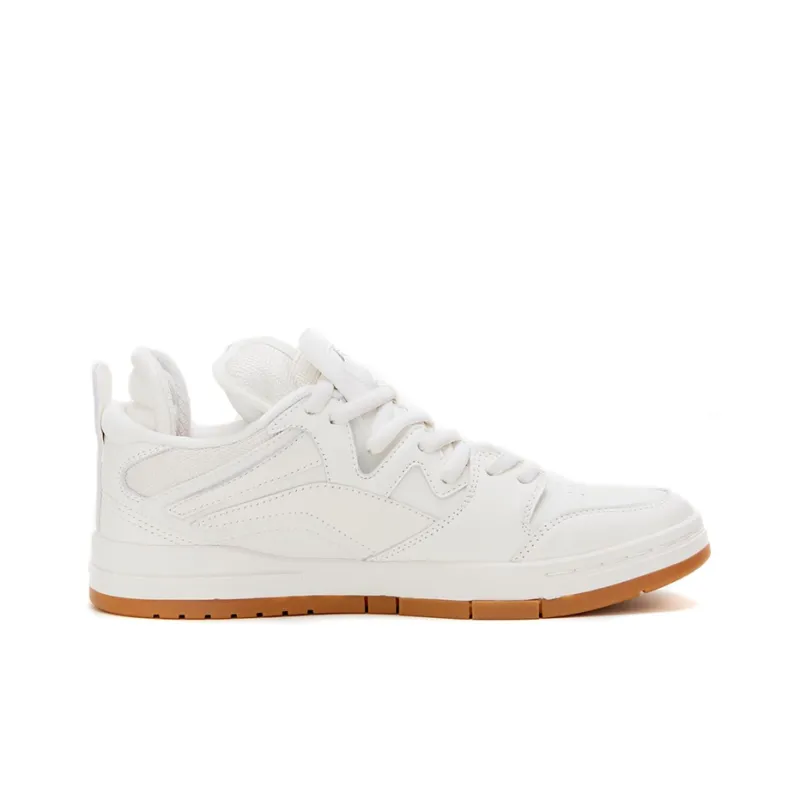 LiNing Wei Wu PRO Pro Slip Resistant Cushioning Coverage Low Top Skateboard Shoes Men's White-1