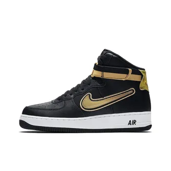 Nike Air Force 1 High Nba Black Metallic Gold