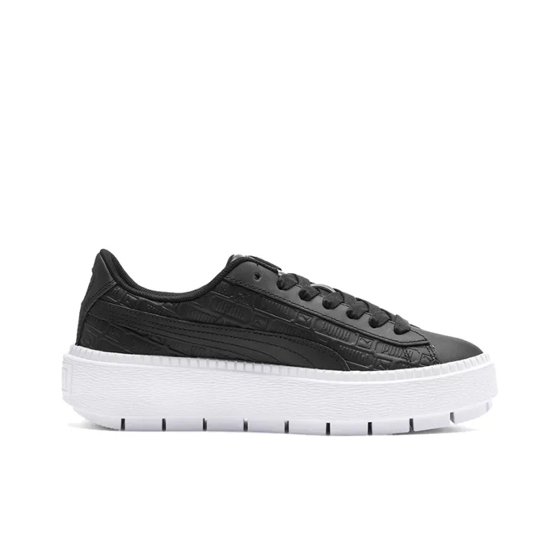 PUMA Platform Trace 'Black White' Women's-1