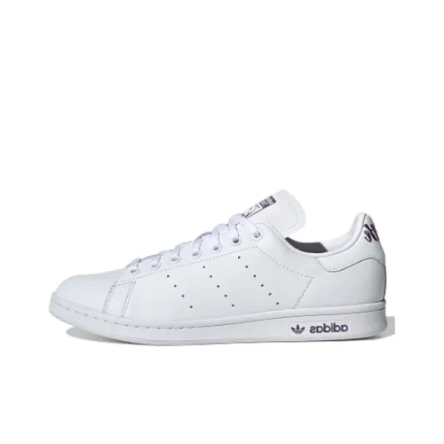 Adidas Originals Stan Smith Skateboard Shoes Unisex Low-Top White/Purple