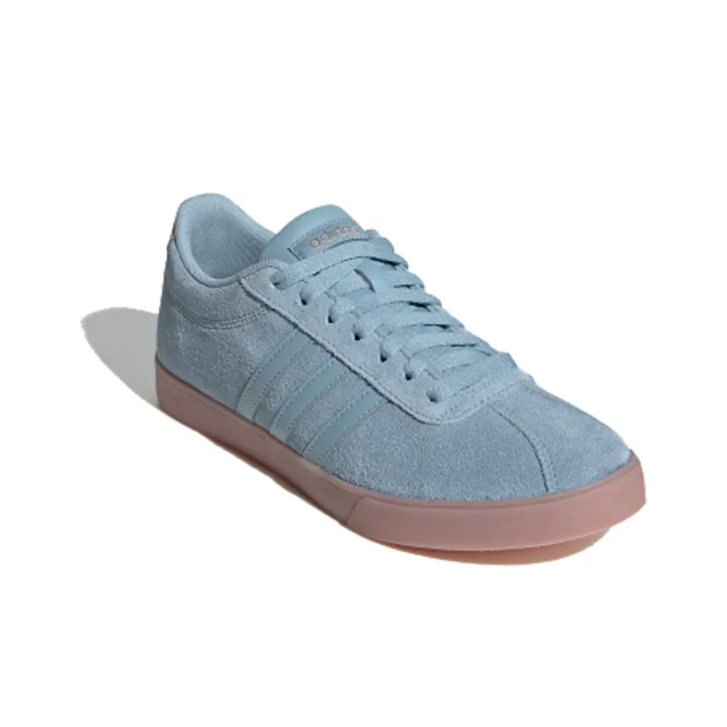 Adidas Neo Courtset Shoes Blue Women's-1