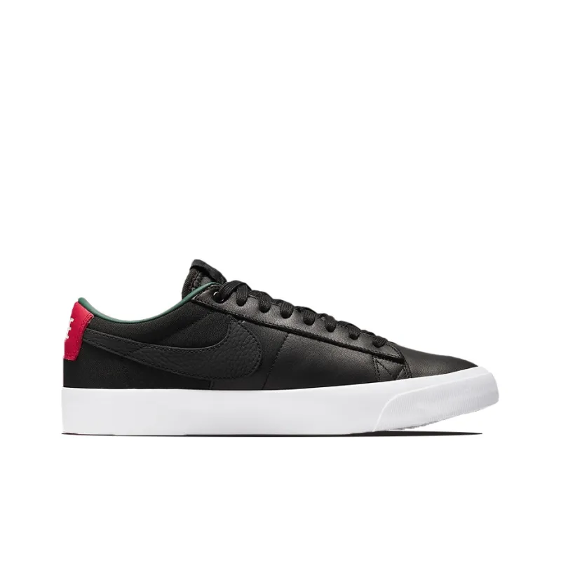 Nike Sb Blazer Low Gt Black Red White-1
