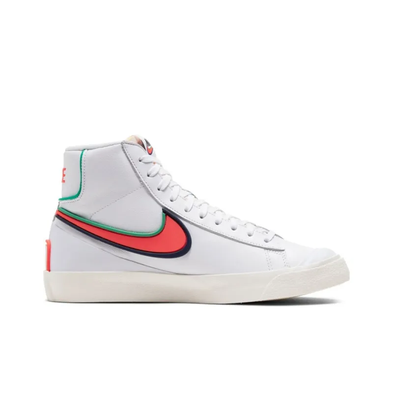 Nike Blazer Mid 77 Infinite White Crimson Women's-1
