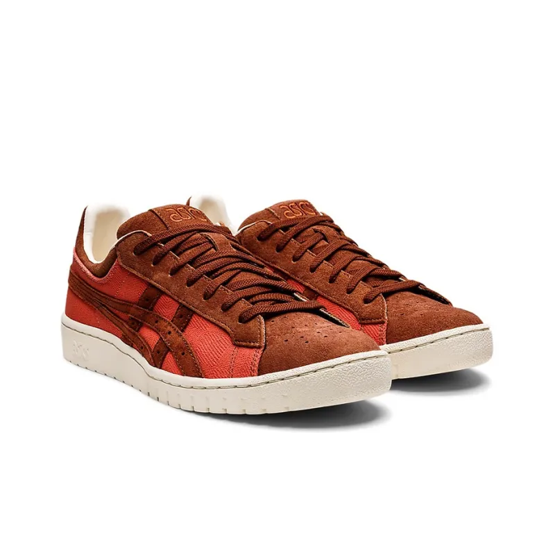 Asics Gel-Ptg Skateboard Shoes Unisex Low-Top Coral Pink/Brown-2