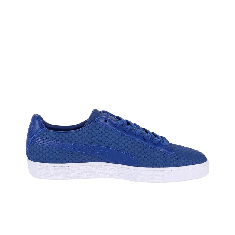 PUMA Suede Classic Primal Armor Casual Shoes Blue/White Women's-1