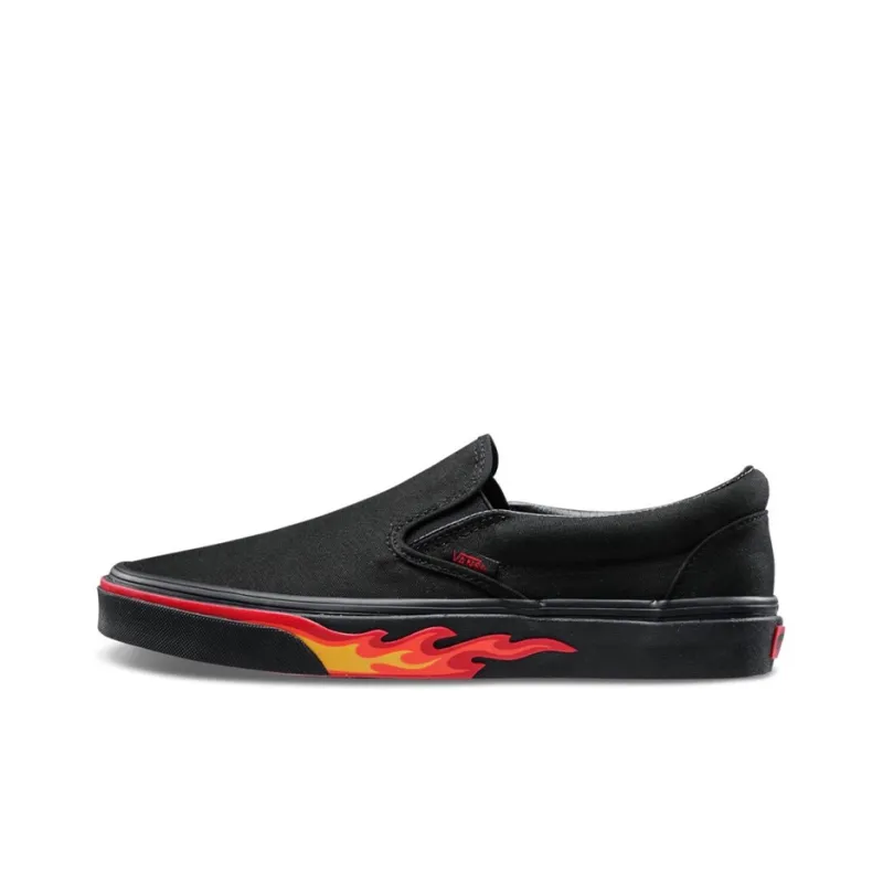 Vans Slip On Flame Wall-0