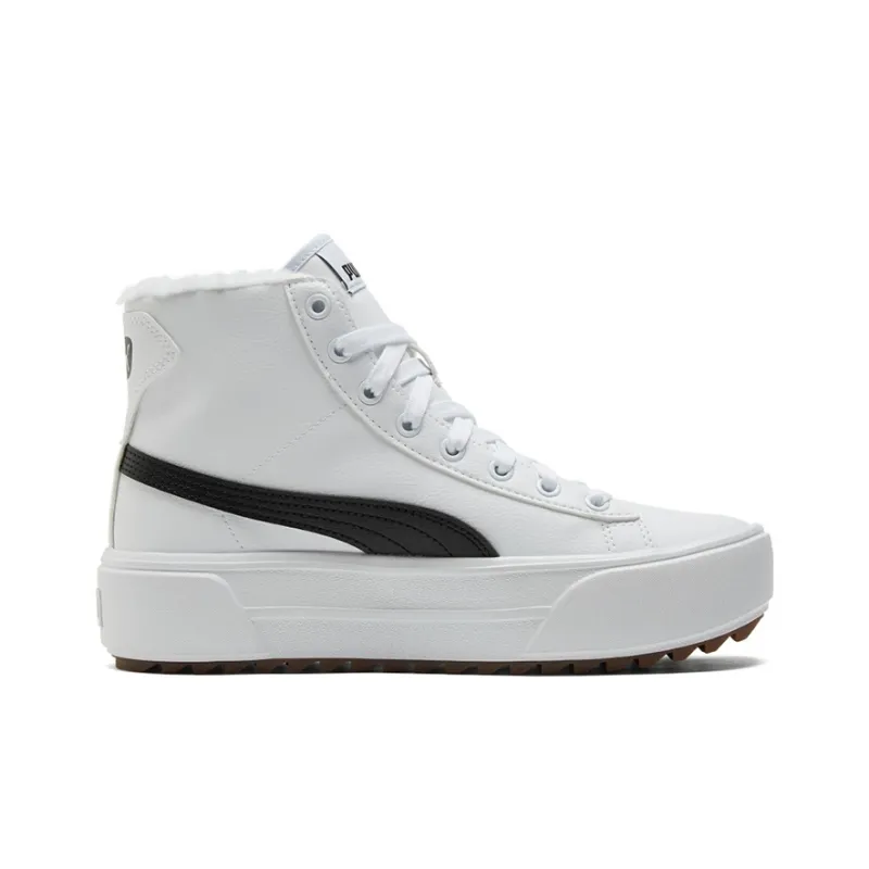 PUMA Kaia Mid 'Fur White Black' Women's-1