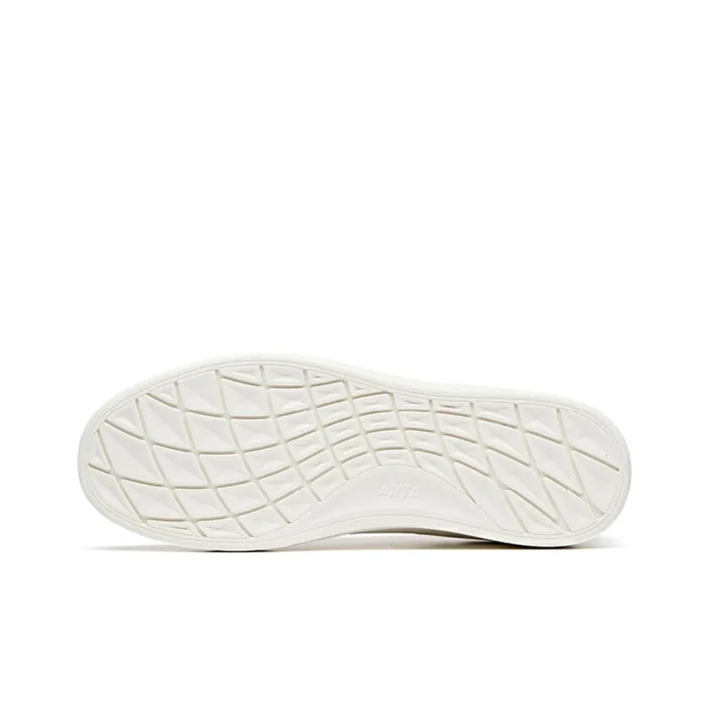 Anta Life Collection Low-Top Skateboard Shoes Women's White Pink-4