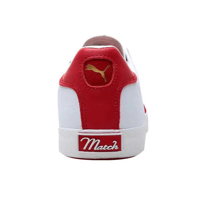 PUMA Match Vulc Shoes Red/White-3