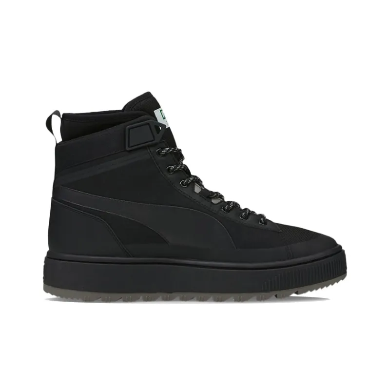 PUMA Unisex Suede Mid Wtr Mid Top Sneakers Black-1