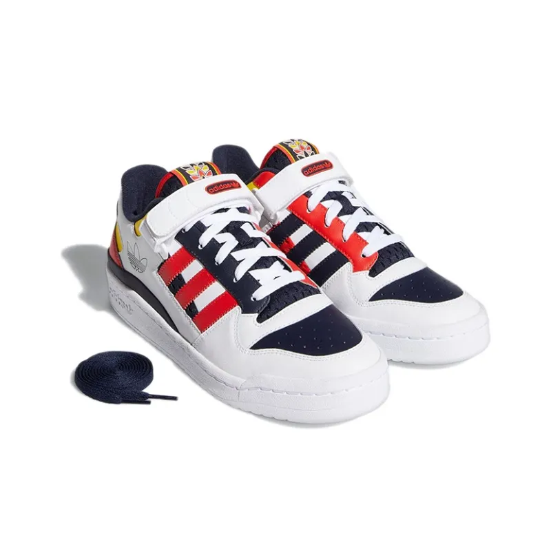 Adidas Forum Low Legend Ink Red-3