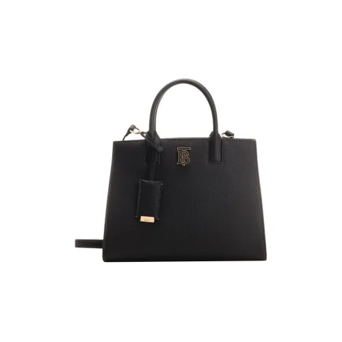 Burberry Grained Calfskin Shoulder Bag Crossbody Bag Handbag Women's Black