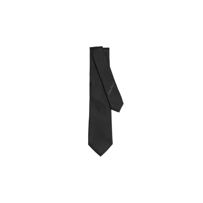 Ferragamo Logo print Silk Tie-1