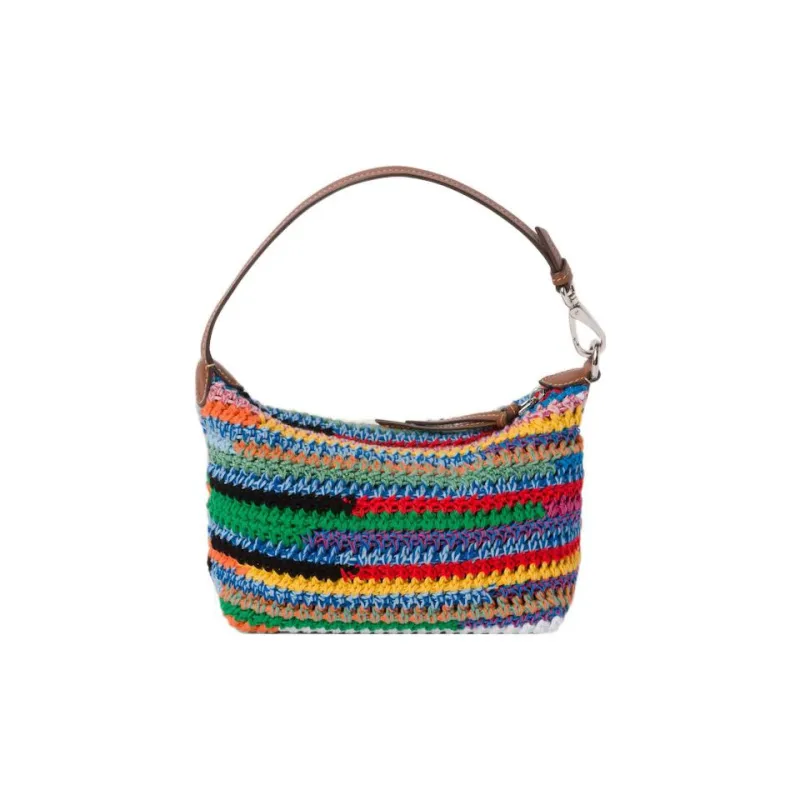 MIU MIU Leather Handle One Shoulder Underarm Bag Handbag Women's Rainbow-2