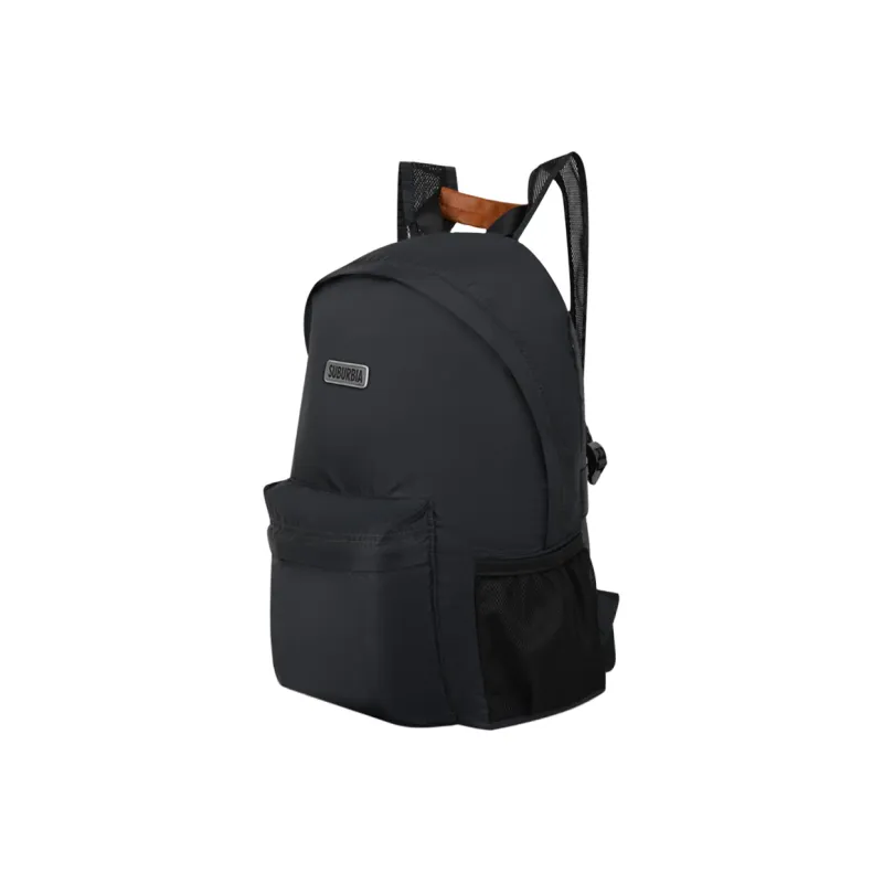 SUBURBIA Nylon Fabric Backpack Medium Size Men's Dark Gray-1