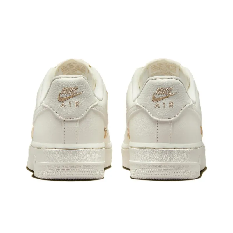 Nike Air Force 1 '07 Lx Cn Sail Gold Mini Swooshes Women's-4