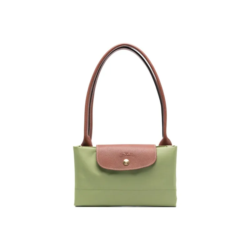 LONGCHAMP Le Pliage Canvas With Leather Dumpling Bag Handbag Shoulder Bag Women's Olive Green-2