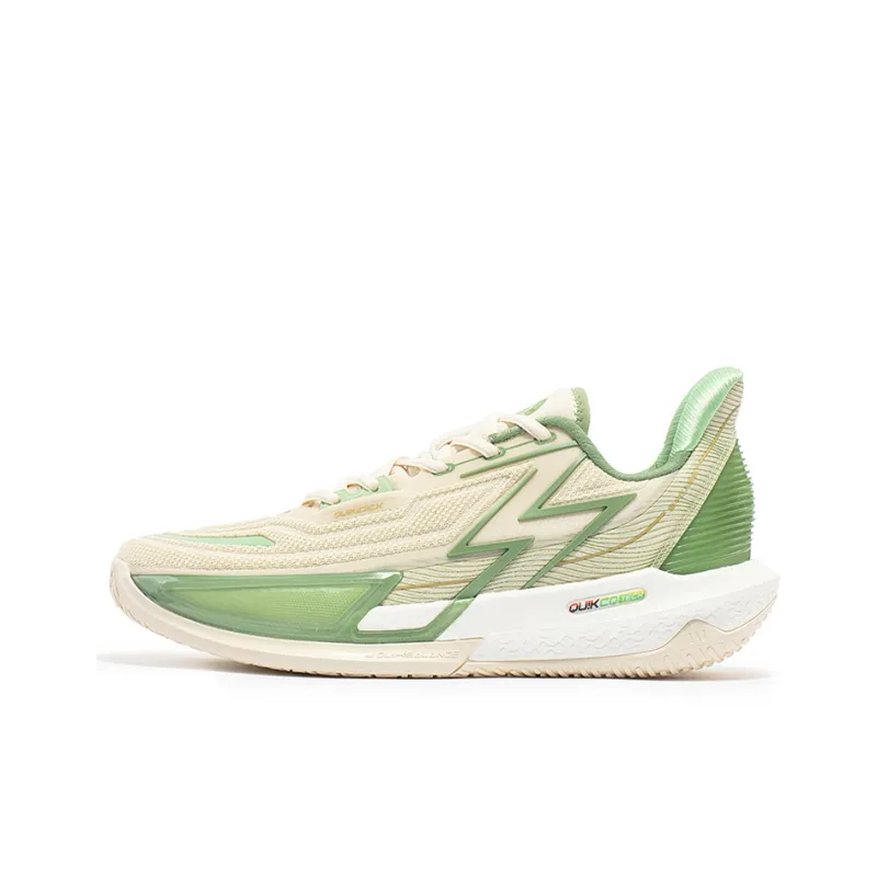 361° BIG3 4.0 Quick Pro Basketball Shoes Men Low Top Beige-0