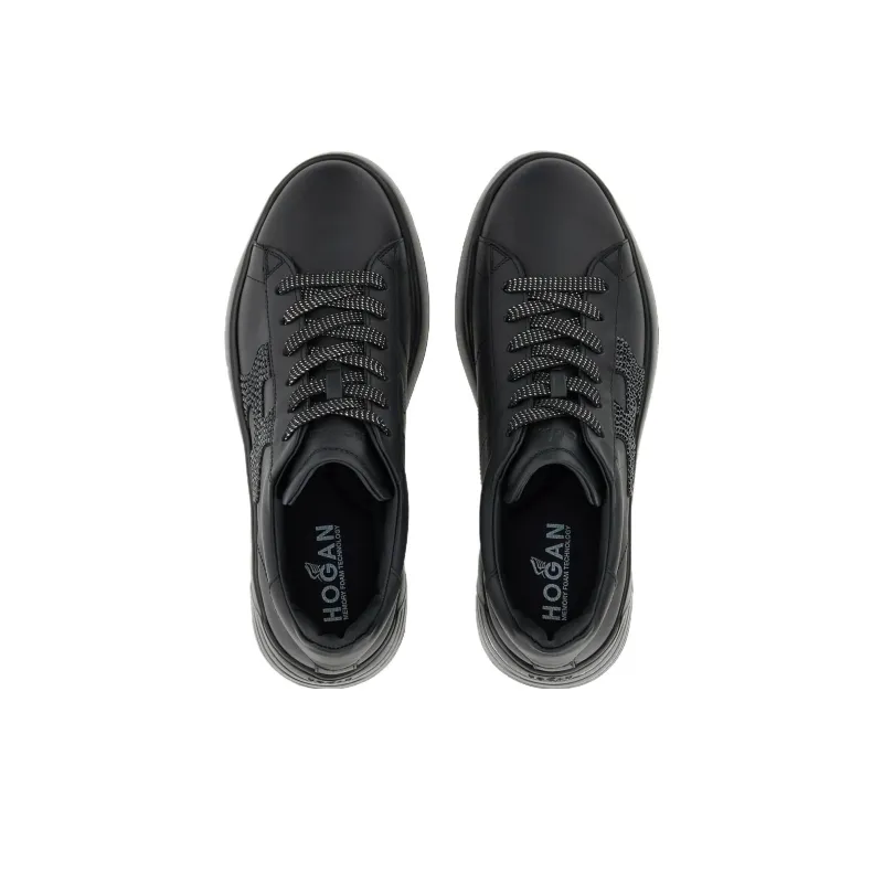HOGAN Rebel Low-Top Casual Shoes Women's Black-2