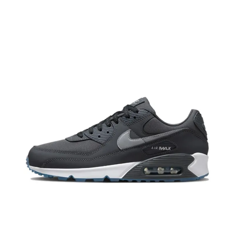 Nike Air Max 90 Reflective Swoosh Anthracite Industrial Blue-0