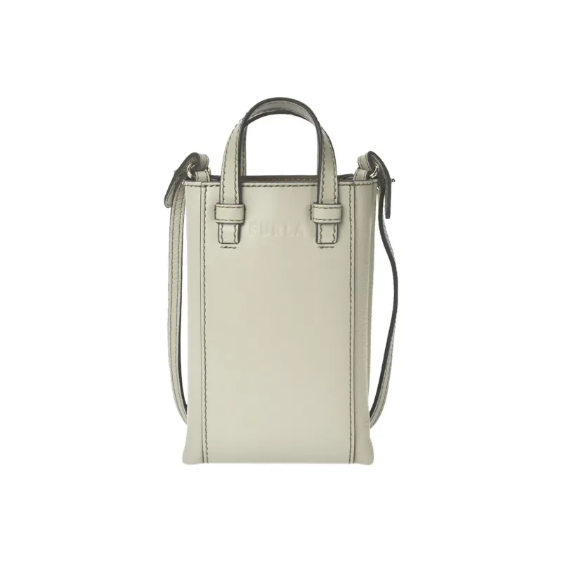 Furla Cow Leather Crossbody Bag Shoulder Bag Mini Women's Light Green-1