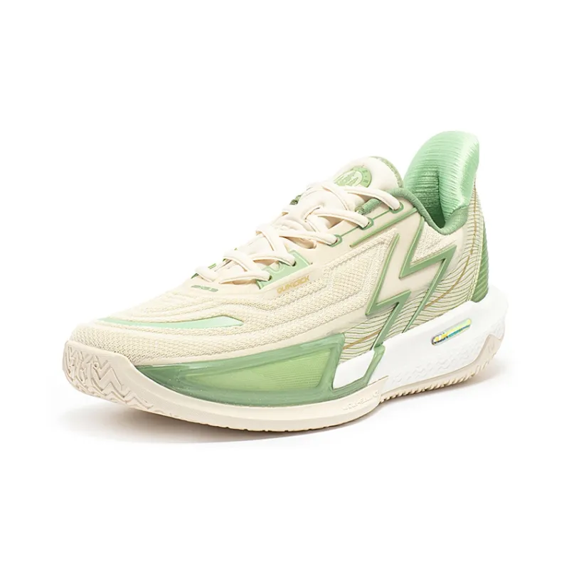 361° BIG3 4.0 Quick Pro Basketball Shoes Men Low Top Beige-1