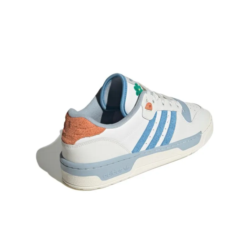adidas originals Rivalry Low White Light Blue Women's-2
