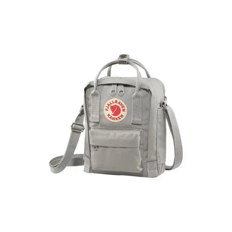 Fjallraven Kanken Polyester Crossbody Bag, Shoulder Bag Unisex Light Gray-4