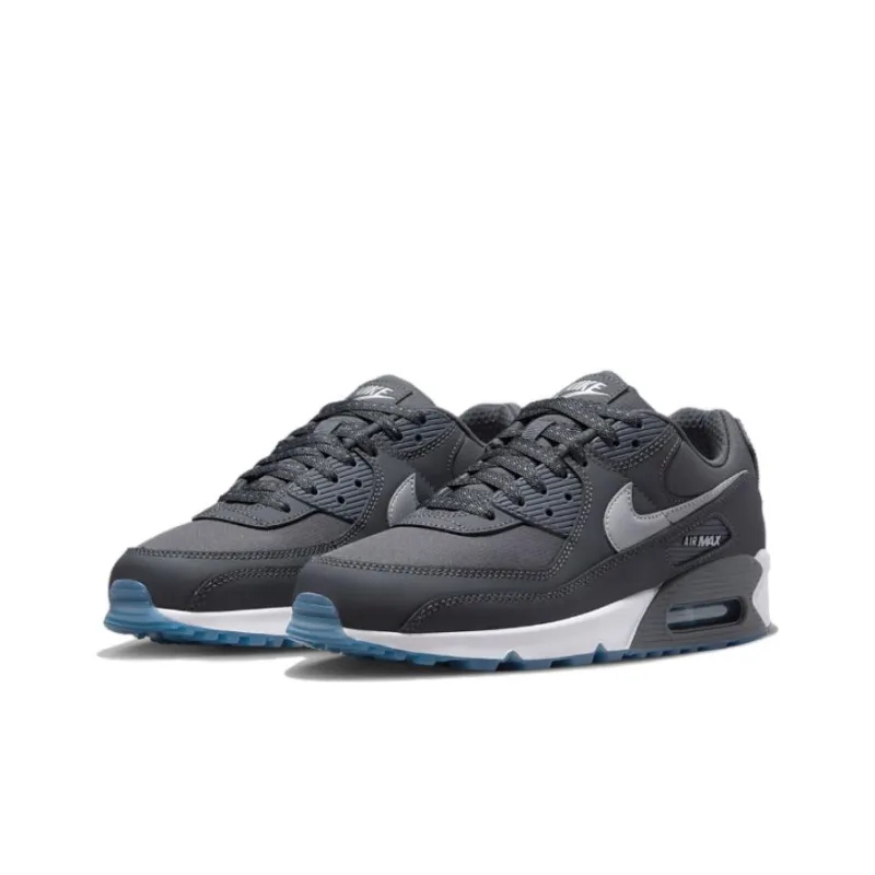 Nike Air Max 90 Reflective Swoosh Anthracite Industrial Blue-2