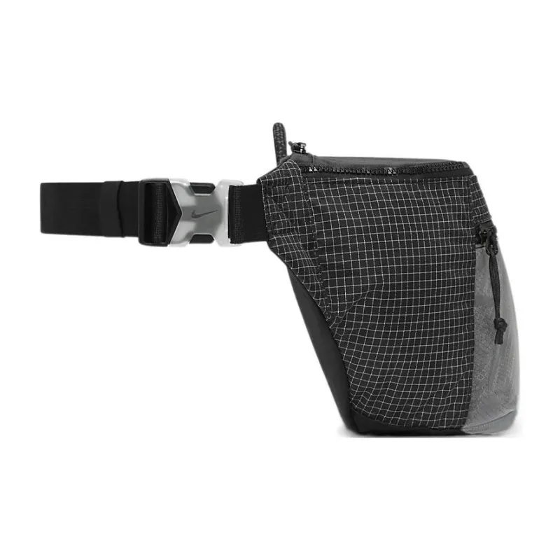 Nike Nylon Shoulder Bag, Fanny Pack Unisex Black-3