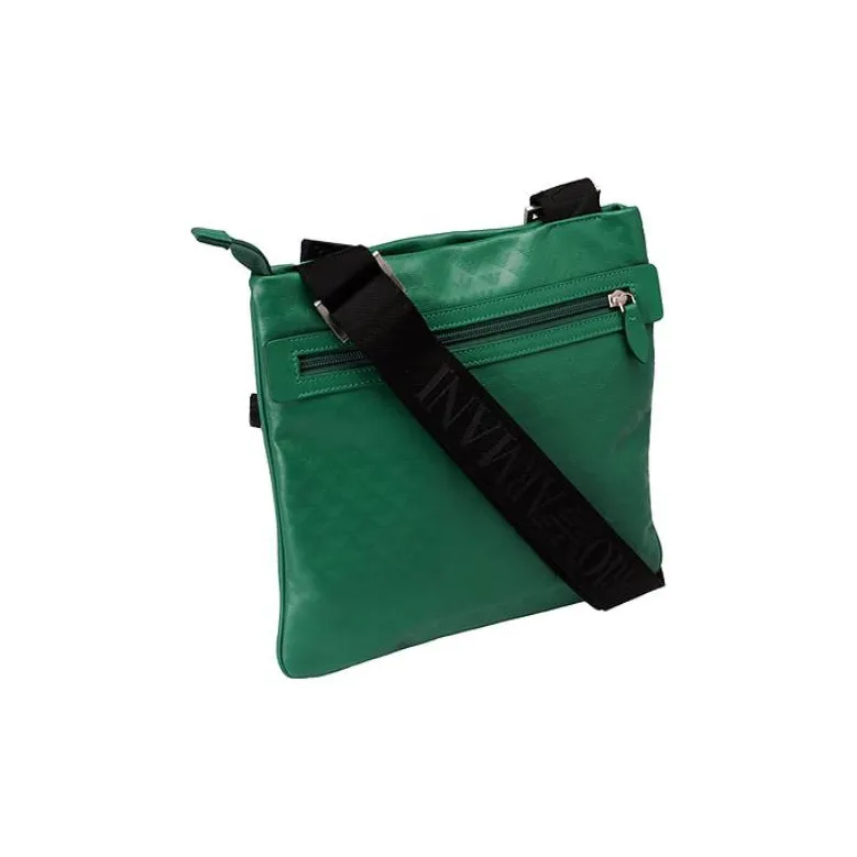 EMPORIO ARMANI PVC Messenger Bag Shoulder Bag Crossbody Bag Men's Green-2