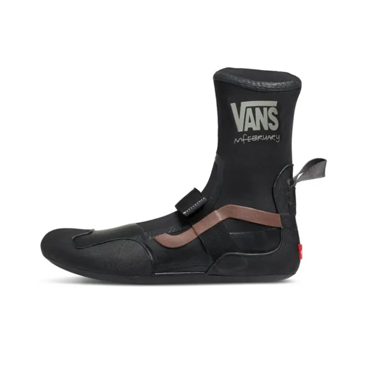 Mikey February x Vans Surf Cushioning Anti-Slip And Wear-Resistant High-Top Casual Shoes Unisex Black-0