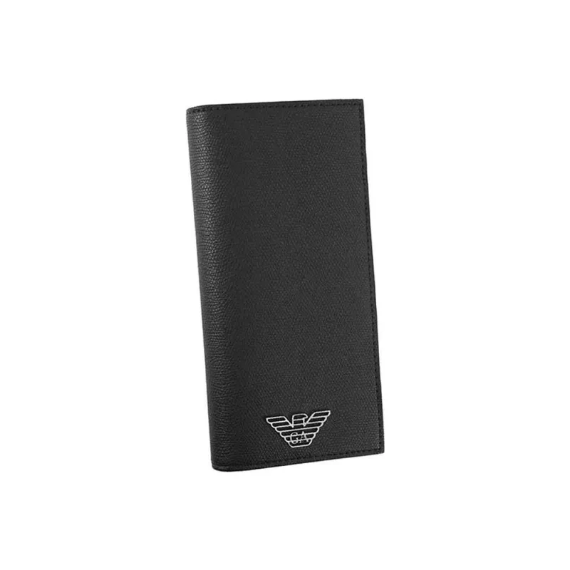 EMPORIO ARMANI Leather Wallet Men's Black-1