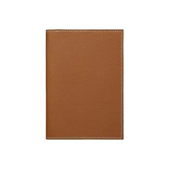 HERMES MC2 Evercolor Calfskin Card Holders Passport Holders Women's 37 Gold Gold