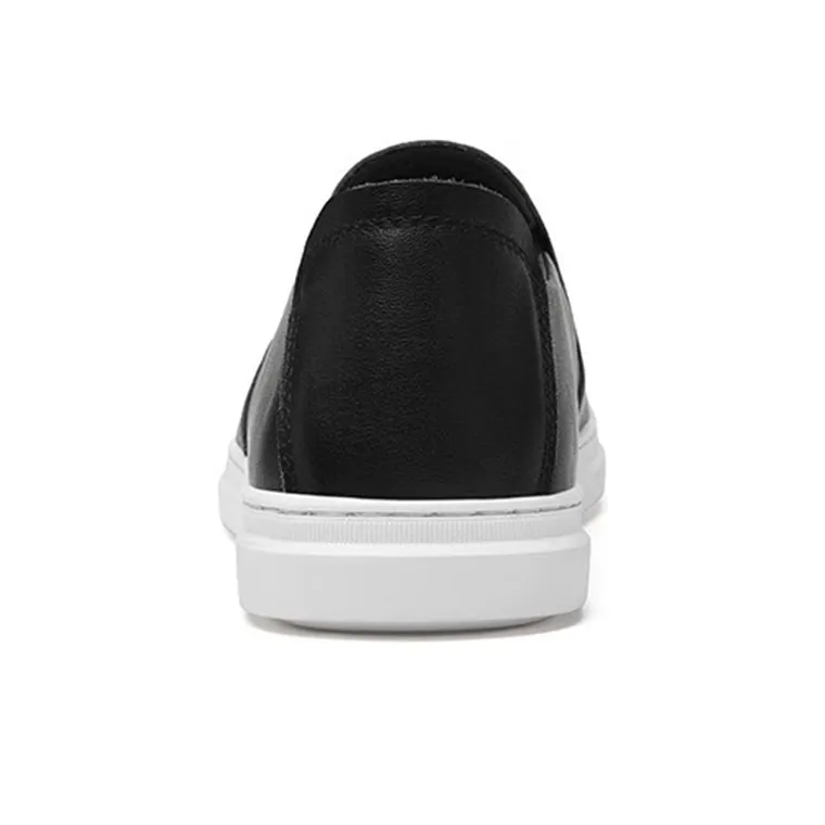 IMLINFEI Loafers Men Low Top Black/White-10