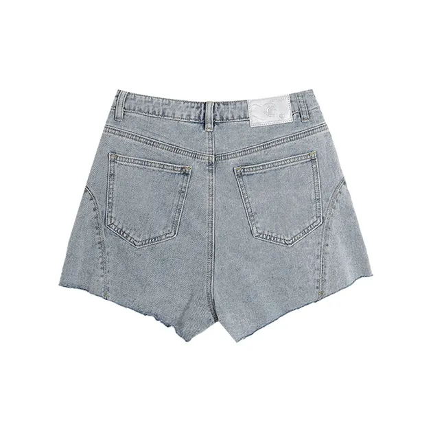 SETIROM Denim Shorts Women's Blue-1