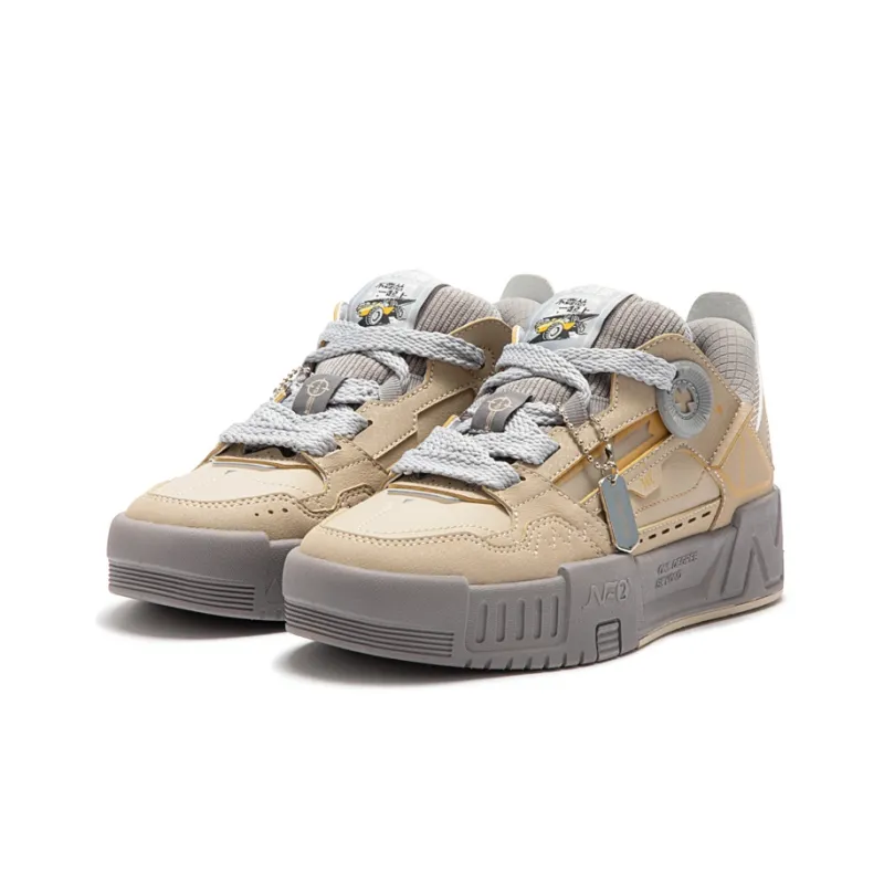 Peace Elite x 361° Peace Elite Series Low Top Skateboard Shoes Women's Wheat Brown-2
