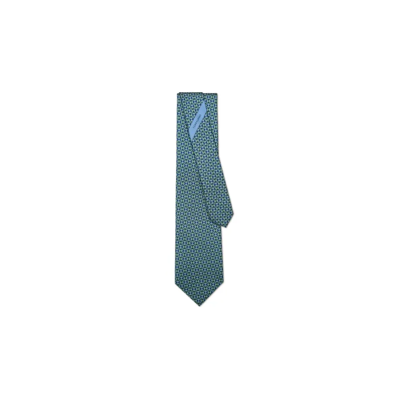 Ferragamo Gancini Ties Men Green-1