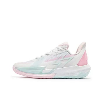361° Big3 4.0 QUICK Low Top Basketball Shoes Women's White Blue Pink