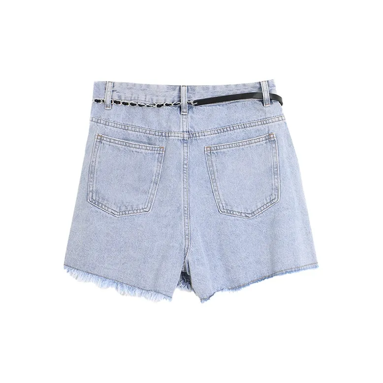 SETIROM Denim Shorts Women's Blue-1