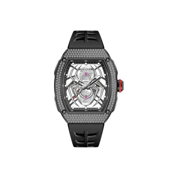 ROSDN Spider Man Series Automatic Mechanical Movement Watch Men's Watches Cut Out Dial G2709
